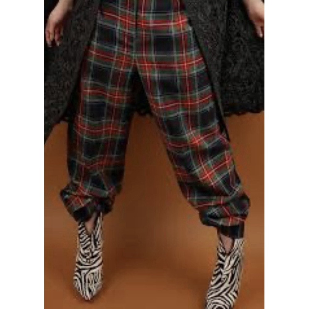 Vintage Pendleton Virgin Wool Tartan Plaid Pants Petite 14 Dark Academia